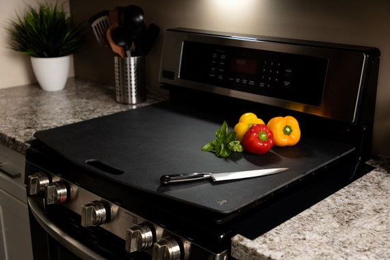 Stove Top Work Top Cutting Board. Reg Stove Size 29.5 X 23.5 Apt. Size 23.5  X 23.5 Half Stove Top Size 12 X 23.5 