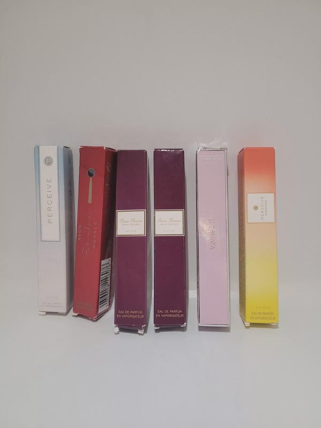 AVON Pins Set Eau De Parfum X 10 Ml Perceive/far Away/rare