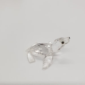 Swarovski figurine seal seal crystal about 3 cm