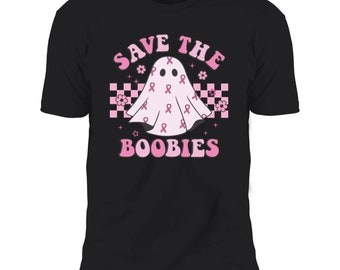 Save The Boobies - Breast Cancer Awareness - Premium Graphic T-Shirt