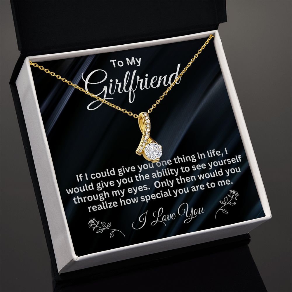 To My Girlfriend Necklace, Anniversary Gift for Girlfriend, Girlfriend ...