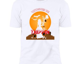 Witches Be Trippin / Camiseta unisex gráfica premium, Halloween