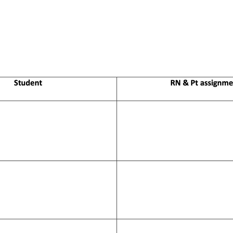 Rn Assignment Sheet Nursing Assignment Sheet - Etsy