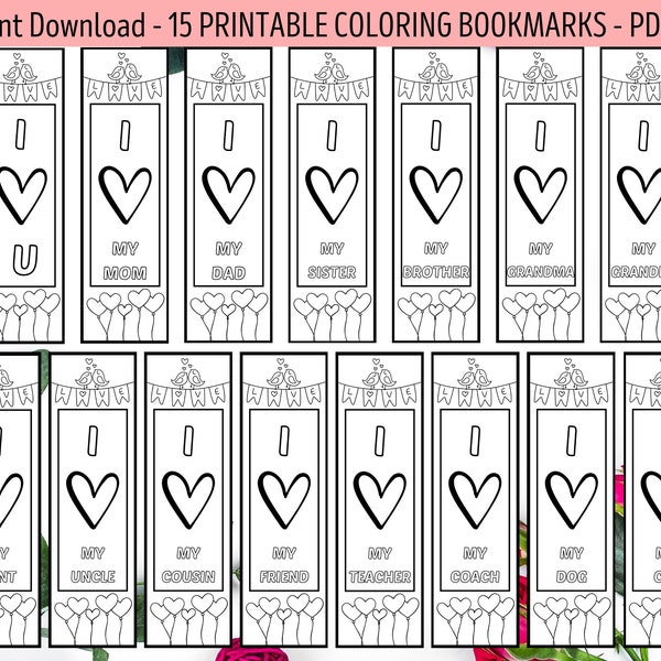 Printable Bookmarks - Etsy