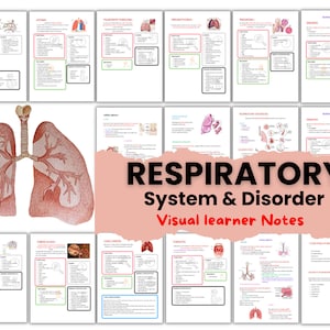 Troubles du système respiratoire, Chirurgie médicale, Notes pharmacologiques, Guide d'étude en soins infirmiers, Médicaments respiratoires, Anatomie et physiologie