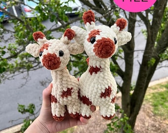 Mama and Baby Giraffe Crochet Pattern
