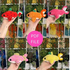 5 in 1 Obsthaie Häkelanleitung