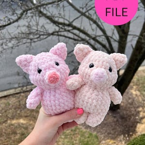 Baby Pigs Crochet Pattern