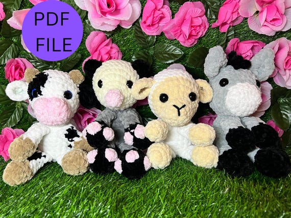 Farm Buddies Crochet Bundle Patterns