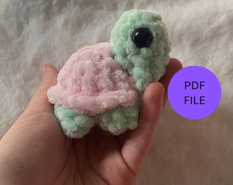 Padrão de crochê para tartaruga Itty Bitty