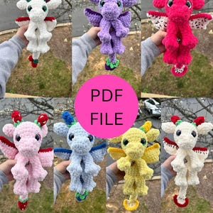 Fruit Dragon Buddies Crochet Pattern