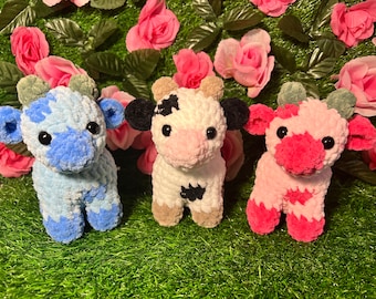 Standing Mini Cow Crochet Pattern