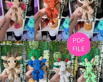 Mini Dessert Dragon Buddies Crochet Pattern