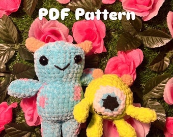 Monster Buddies Crochet Pattern