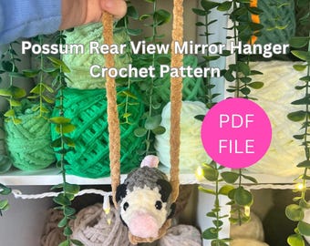 Schema all'uncinetto per specchietto retrovisore Possum