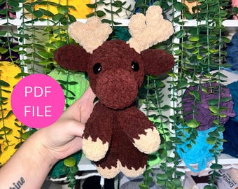 Mocha The Moose Crochet Pattern