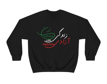 Woman Life Freedom Sweatshirt, Mahsa Amini, Iranian Protest