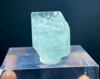 天然ブルーアクアマリン結晶クラスター、原石鉱物標本（14個） - Etsy 日本