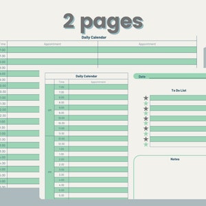 Weekly Appointment Tracker Printable Appointment Tracker To Do List Fillable PDF To-Do List Printable image 2