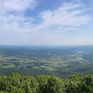 Digital Download Printable Photo Website Blog Stock Panoramic Photograph Overlook Picture Print Nature Forest Mountain Valley Lake Photos