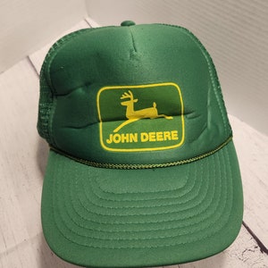 Gorra John Deere Sombrero Verde Bordado Parche Verde/Amarillo El