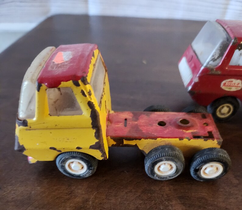 Vintage Tiny Tonka Toy Truck Tonka Semi Buddy L Tow Truck Etsy