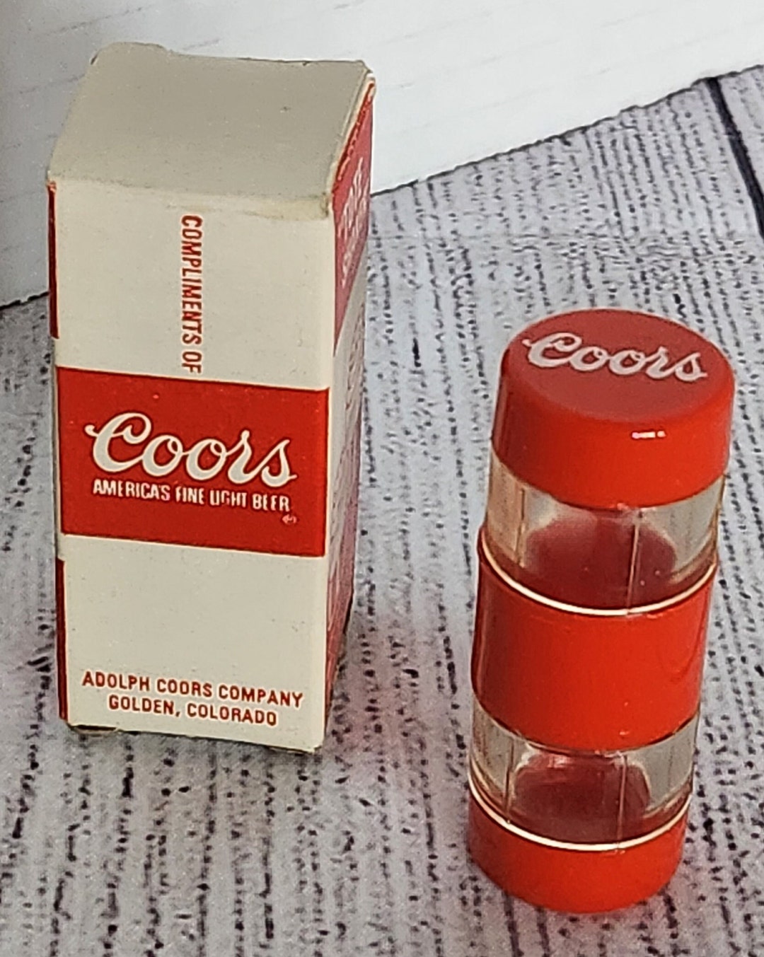 Vintage Coors Personal Salt and Pepper Shakers Picnic Etsy