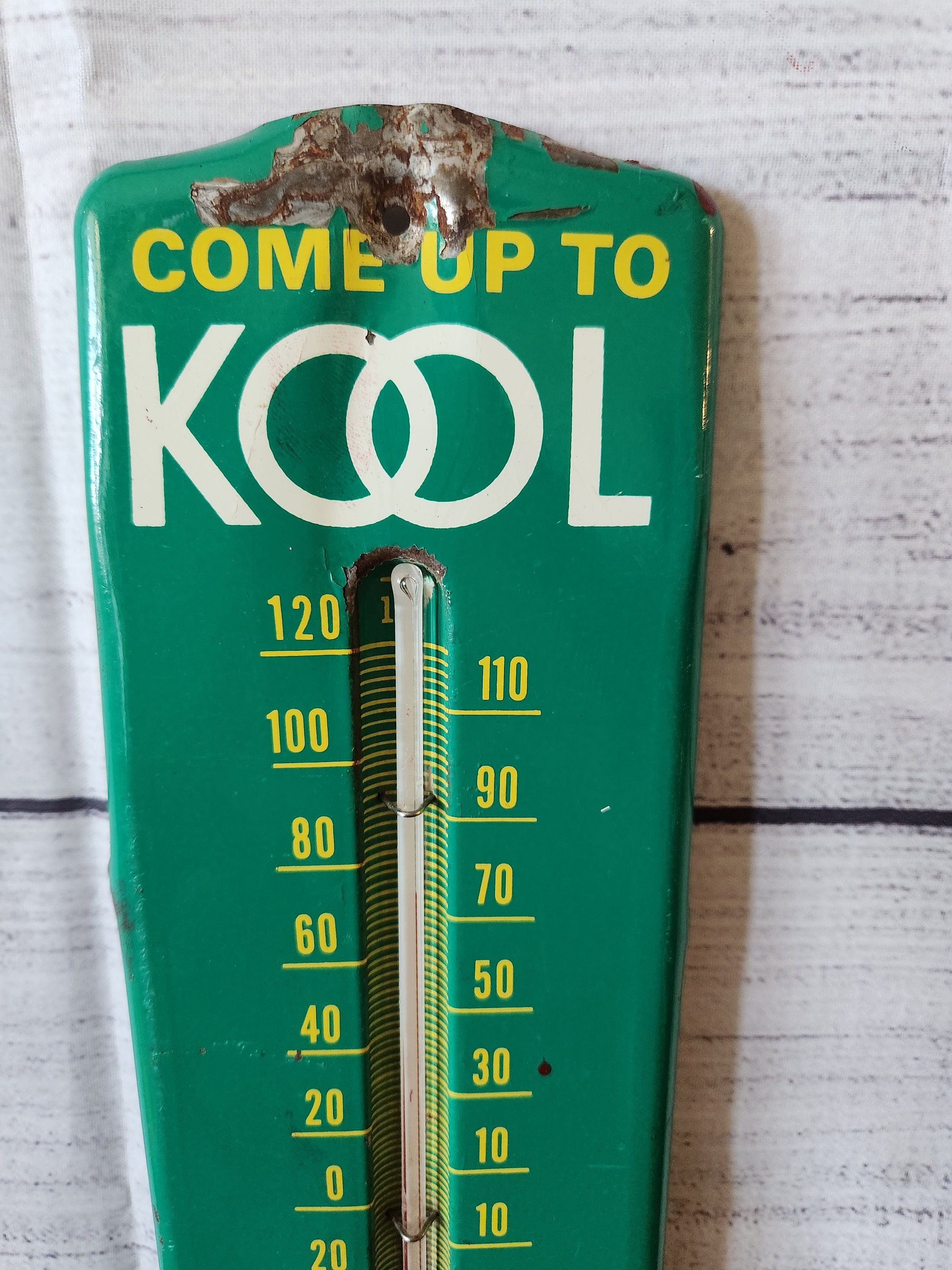 Vintage Kool Outdoor Thermometer Cigarette Advertising Etsy