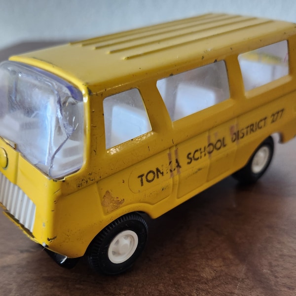 Tonka School District 277 School Bus, Tonka School Bus, Pressed Steel,  Retro Toy Truck, Toy Collector, Toy Collections, Guy Gift