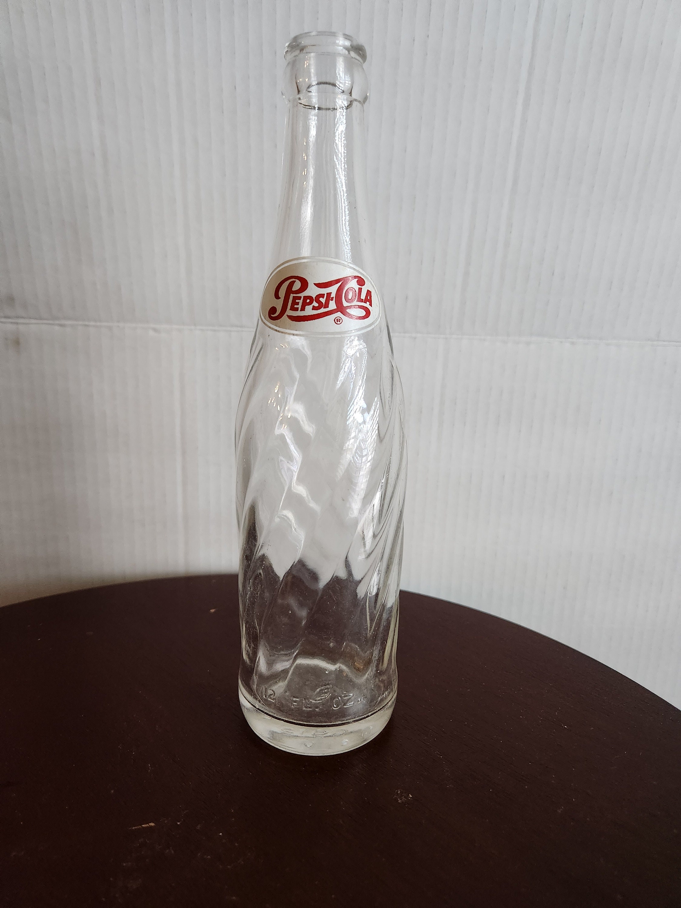 Vintage 1960's 12 OZ Pepsi Bottle Soda Memorabilia Etsy