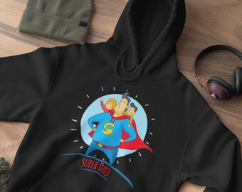 Super Dad Hoodie, Hoodie for Dad, Gifts for Dads for birthday, Ideas for Gifts for Dad, Hoodie for Dad, Dad gifts unique, Dad Sweatshirt