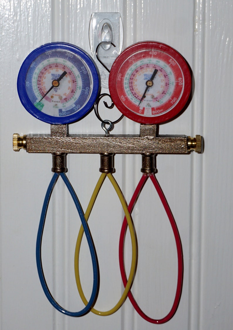 Hvac Manifold Gauge Ornament Gift Etsy