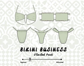 Bikini Sewing Pattern PDF | Seamless & Reversible, XS-2XL (Instant Download)