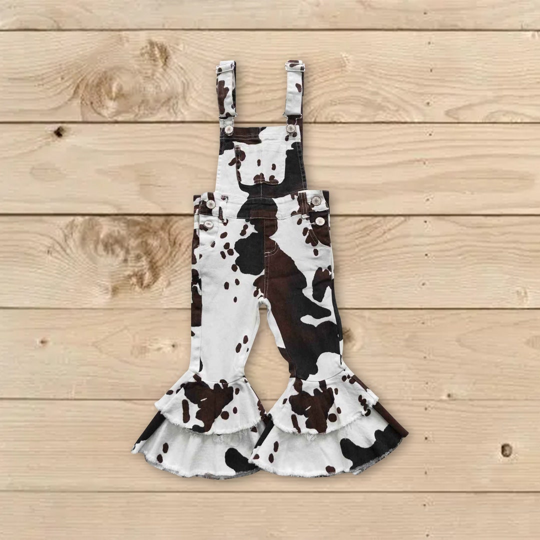 Cowhide Jeans Overall,western Cow Jumpsuit Overalls,cowgirl Overall