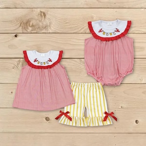 Baby girl crawfish sales outfit