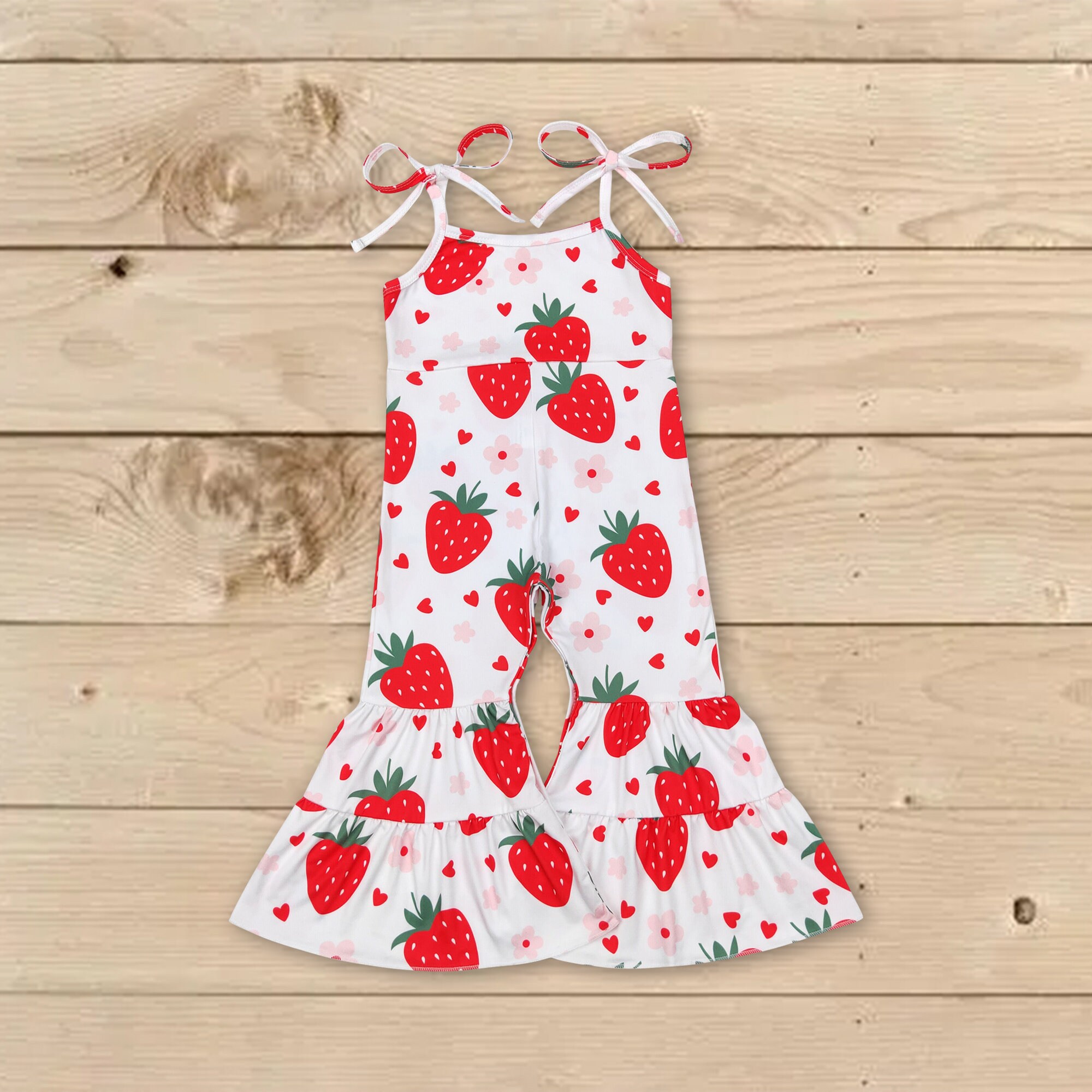Strawberry romper womens 2025