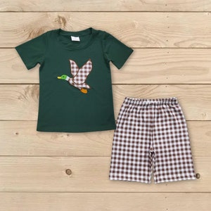 Mallard outfit,baby boy mallard duck outfit,duck hunting outfit,baby clothes,boy summer outfit,country boy,hunting baby clothes,kids outfit