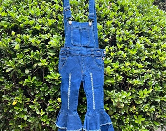 toddle girl distressed jeans overalls,wide leg bleue denim overall,custom jeans overalls romper,kids suspender overall jumpsuit,kids clothes