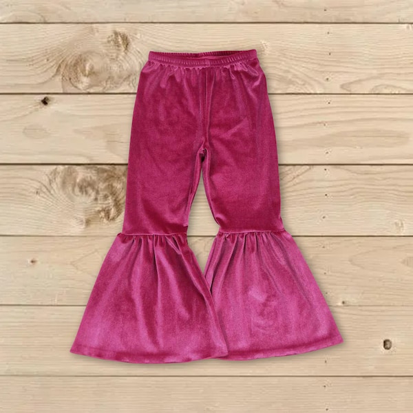 Velvet Bell Bottoms Etsy