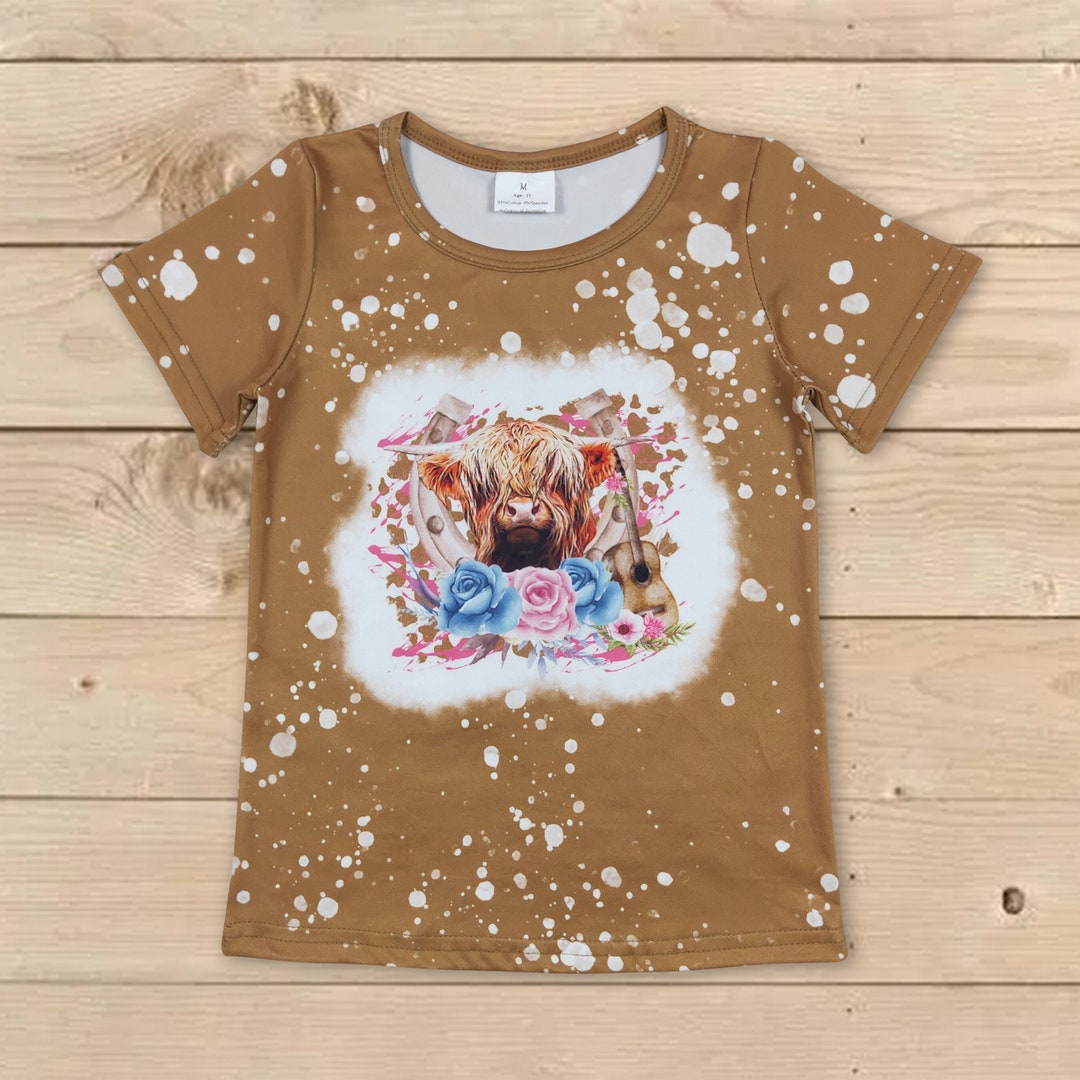 Highland Cow Shirt,western Cow Shirt,cowgirl Short Sleeve Shirt,heifer