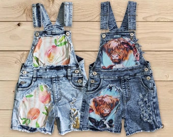 Denim overall,peach denim suspender,cow denim shorts,toddle girls jeans,baby overalls,children denim jumpsuit,Denim Kids Clothesbaby clothes