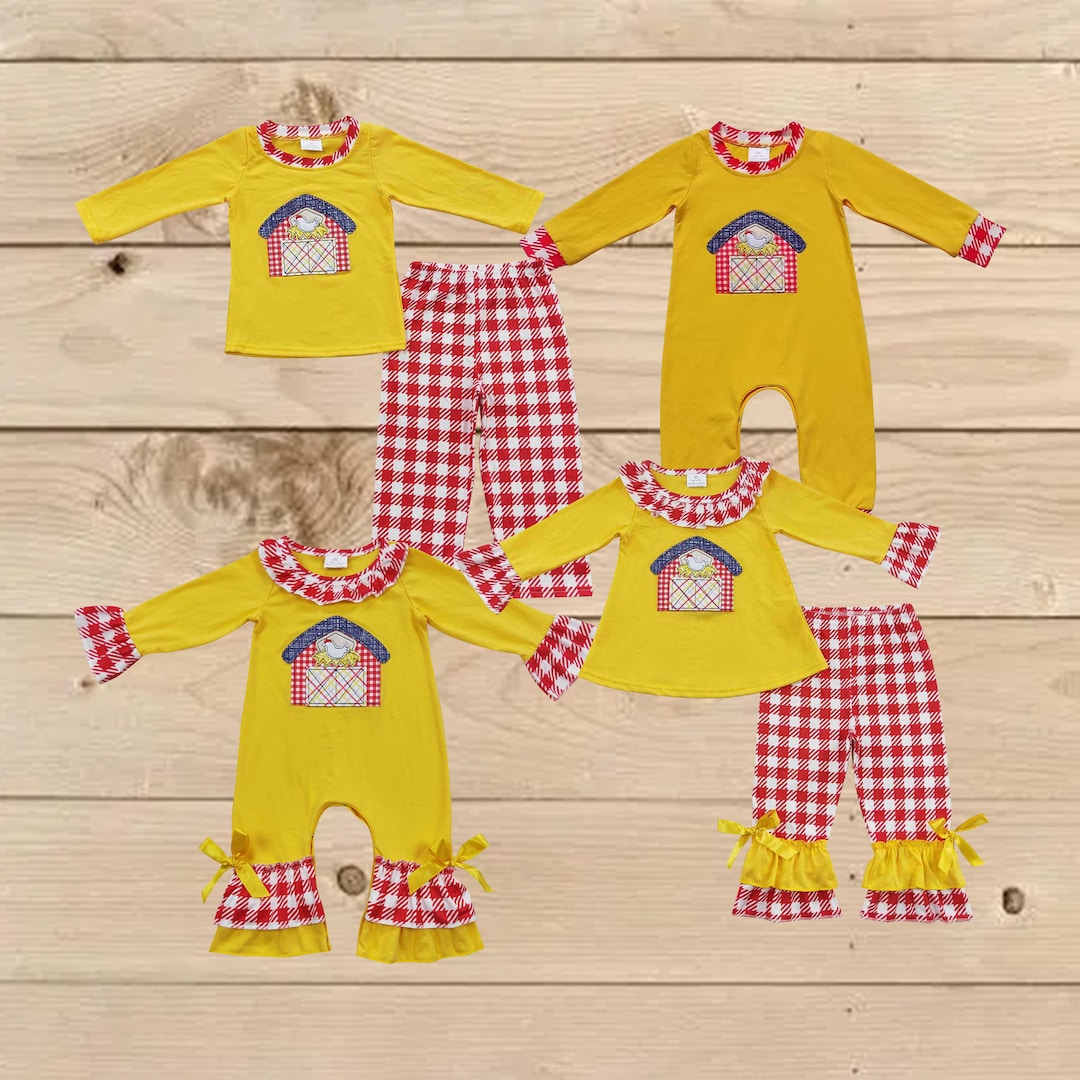 Country Farm House Clothes, Sister Brother Chicken Outfit,chicken Baby