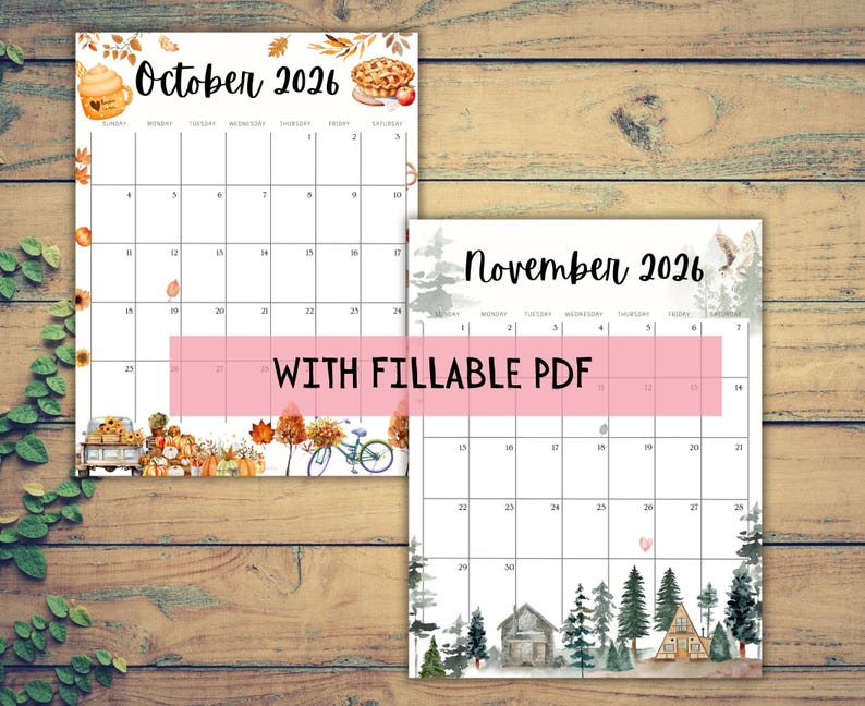 Fillable Savable Calendar 2026 EDITABLE Printable Wall Calendar, Printable Fillable Monthly ...