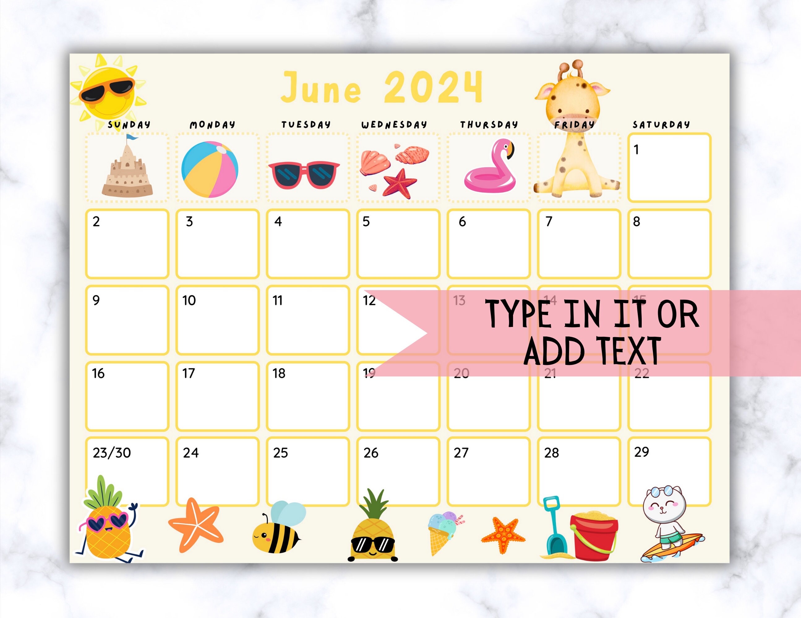 Keyboard Calendar - Etsy
