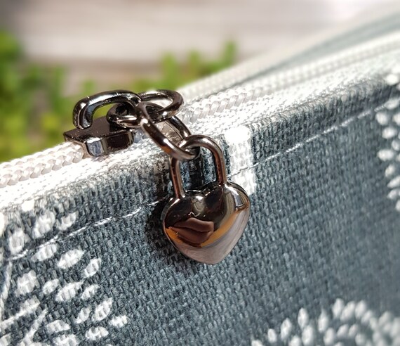 Mulberry Trees Coin Purse in Dark Grey Small Zip Purse Ladies Small Accessories Pouch. Etsy Ireland