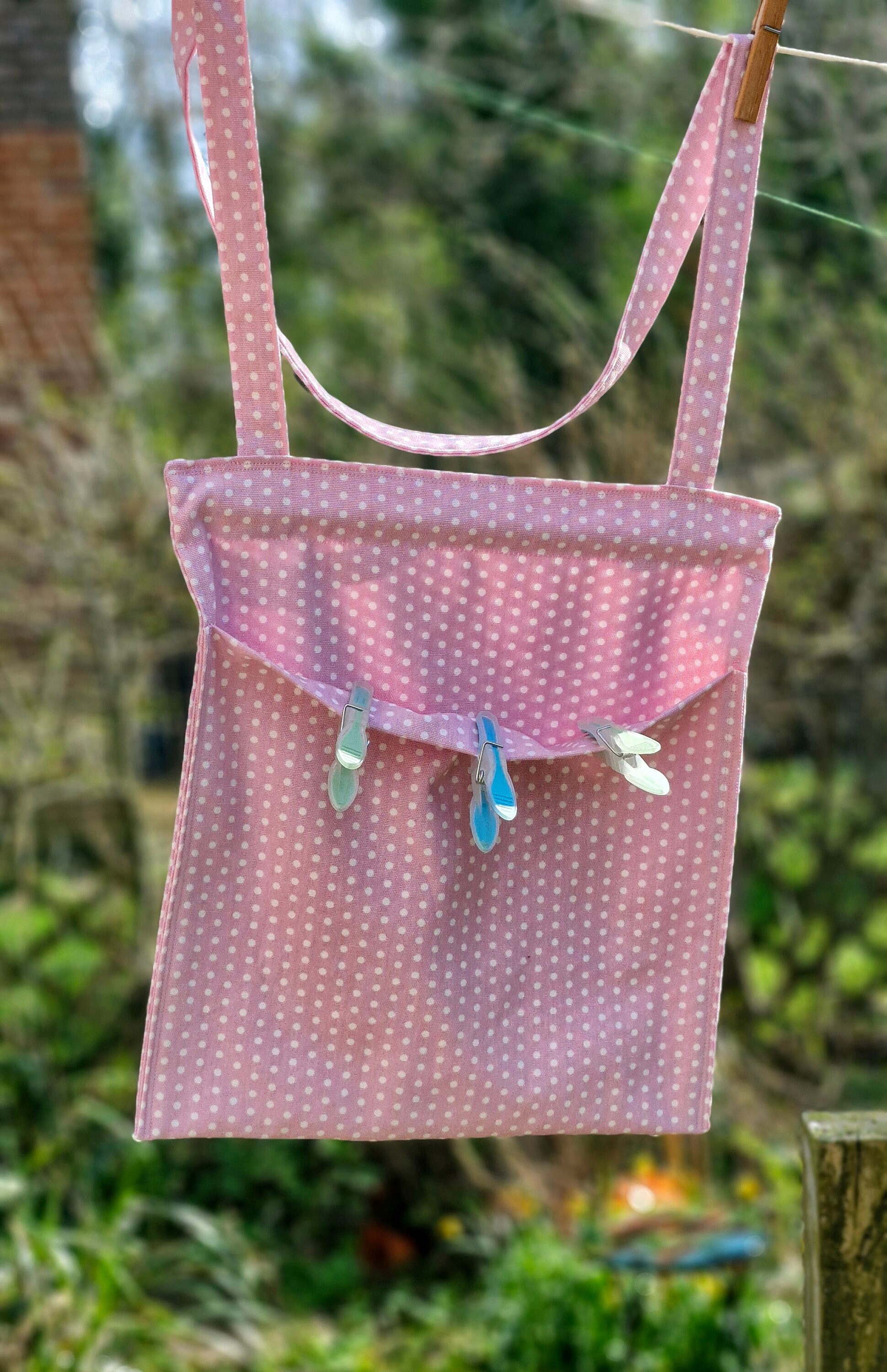 Cross Body Peg Bag,peg Bag Fabric,large Peg Bag,peg Bag With Shoulder