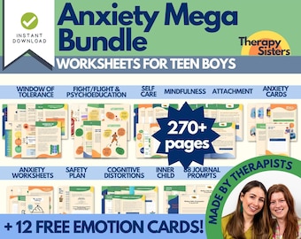 Anxiety Mega Bundle for Teen Boys