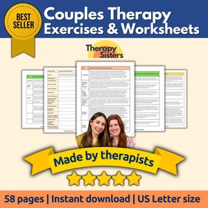 Couples Therapy Exercises and Fillable Worksheets | Communication Tools ...