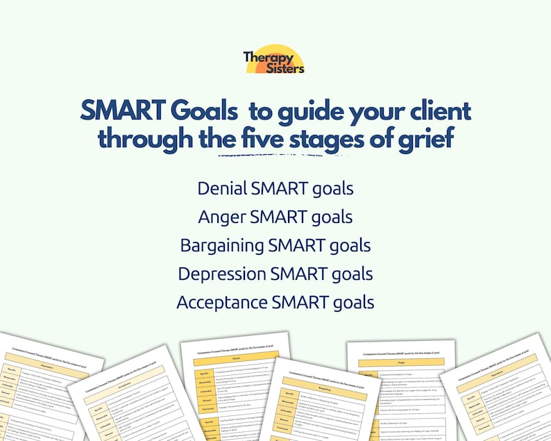 Grief Therapy SMART Goals Grief and Loss Therapy Interventions Therapy