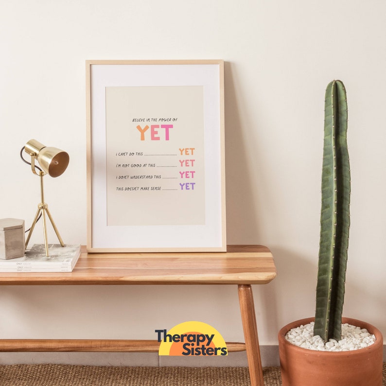 Positive Self Talk Therapy Office Decor Poster | Confidentiality ...